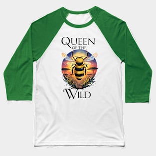 Majestic Bee: Queen of the Wild Baseball T-Shirt